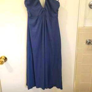Michael Stars Jersey Dress 6 Blue